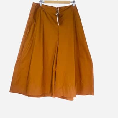 City Chic - Butterscotch Classy Cullotte Pant (Size S)