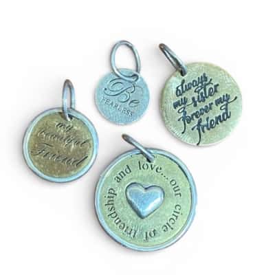 Palas 925 pendants x 4