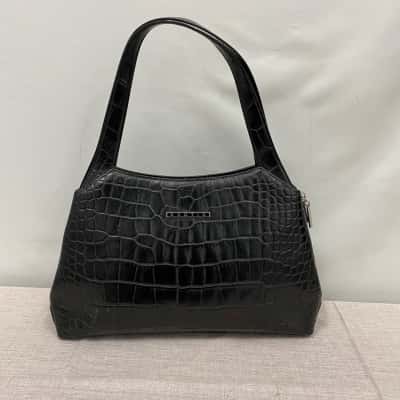 Exotix Genuine Leather of Italy Women's Purse Black  