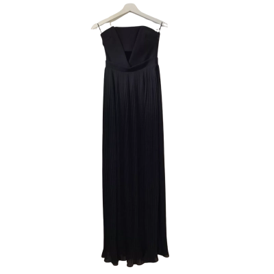 Nicholas Women's  Size 6 / S Cocktail Dress / Formal Dress / Party Dress / Pleated Dress / Strapless Dress Black  