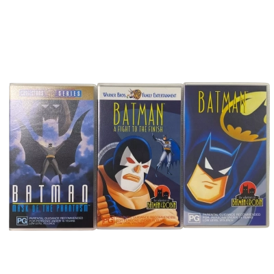 Batman VHS set of 3