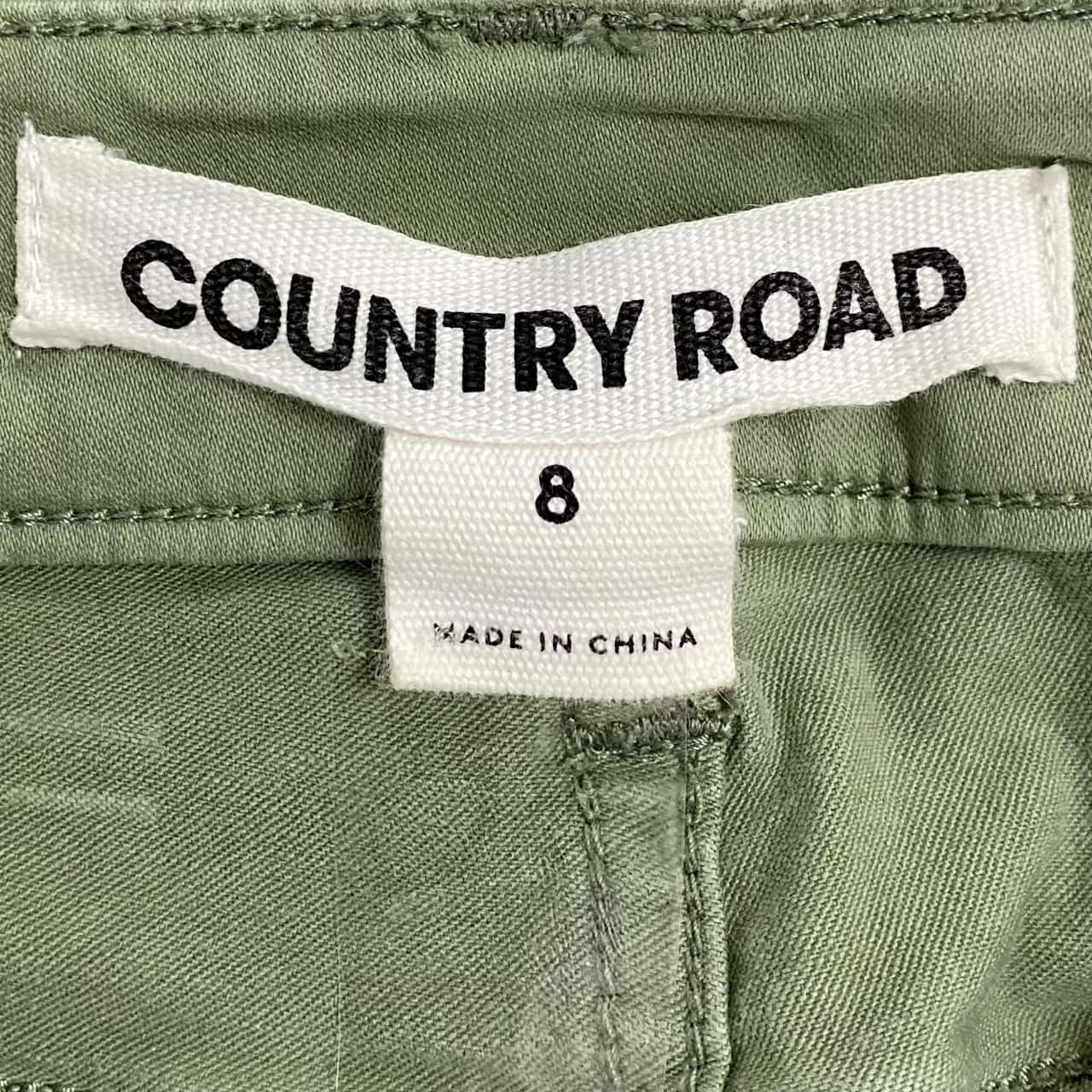 Country Road Womens Size 8 Olive Jeans