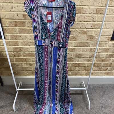 Tigerlily Womens OSIRIS MAXI DRESS MULTI Size 12 