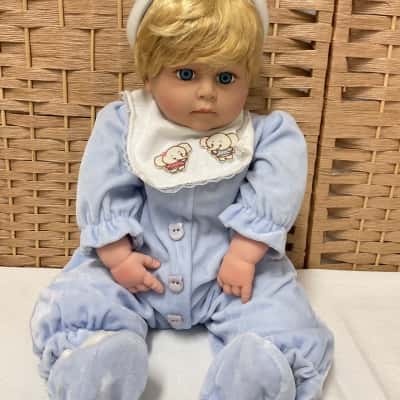 Leonardo Collection Porcelain Doll Baby Boy Collectable Vintage 