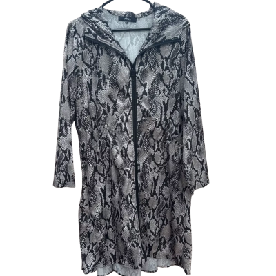 Motto Womens  Size 12 Snake Patterned Rain Jacket 