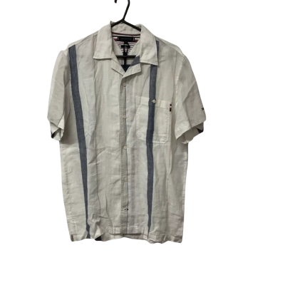 Tommy Hilfiger Mens  Size M  Blue / White  Short Sleeve Shirt