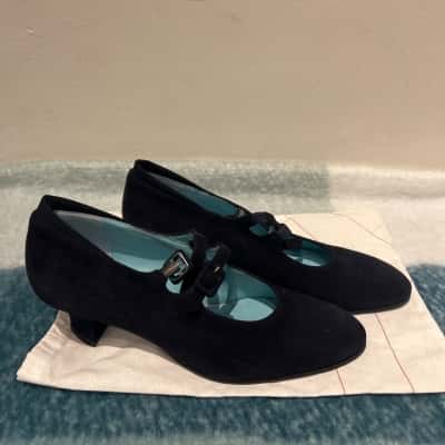 Thierry Rabotin Women's Texas Navy Heels Size 39.5