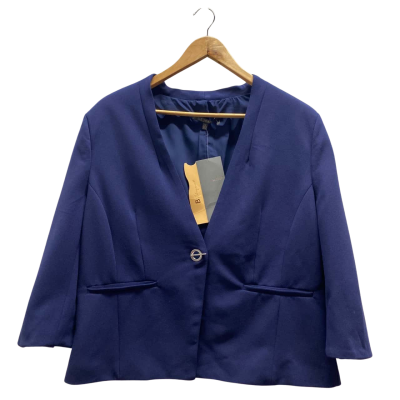 Liz Jordan Womens  Size 18 Blazer Navy Blue 