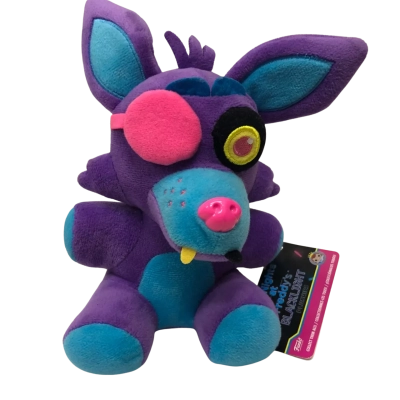 Funko Purple Foxy Blacklight 2017 FNAF Five Nights at Freddys Plush With Tag
