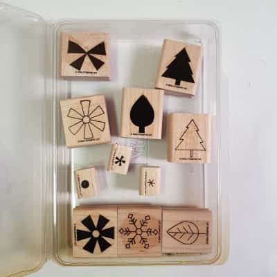 Stampin Up! Wooden Stamps Shapes & Shadows