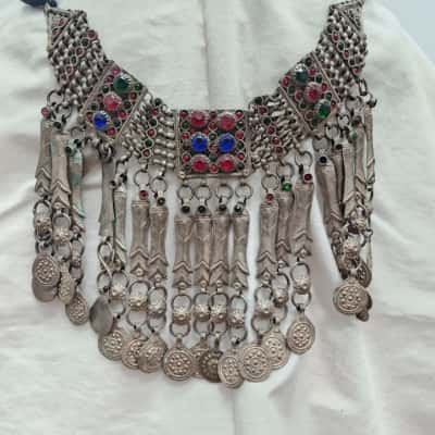Stunning Belly Dancer Kuchi Fashion Costume Jewellery Choker Necklace