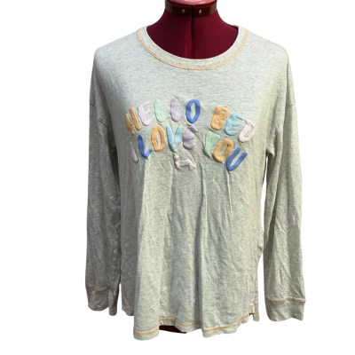 Peter Alexander Womens  Size XS Pyjama Top Grey / Multicoloured 
