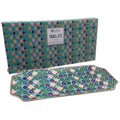 BNIB Maxwell Williams “Teas & C’S” Kasbah Rectangular Porcelain Platter 33x15.5cm (BRICA SHELF)