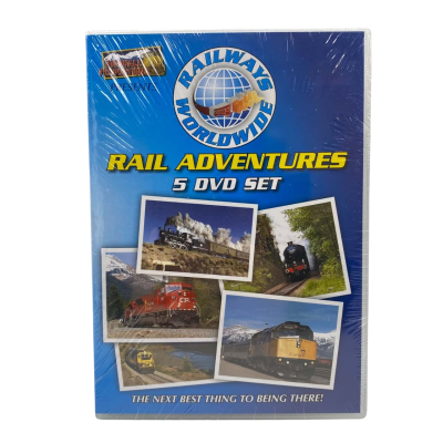 5 DVD SEALED SET Rail Adventures The Next Best Thing To Being There 