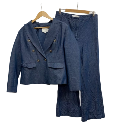 Witchery Womens Denim Jacket and Pants Set Size 10 