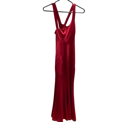 Bariano Black Lable Womens  Size 8 Maxi Dress Red NWOT