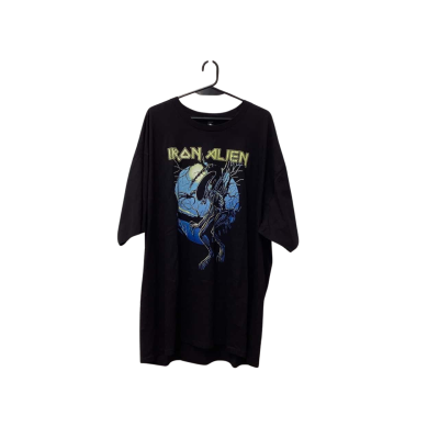 Iron Alien T-Shirt Size XXXXL Black  