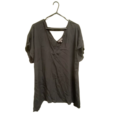 Autograph Womens  Size 20 3/4 Sleeve Shirt Black  