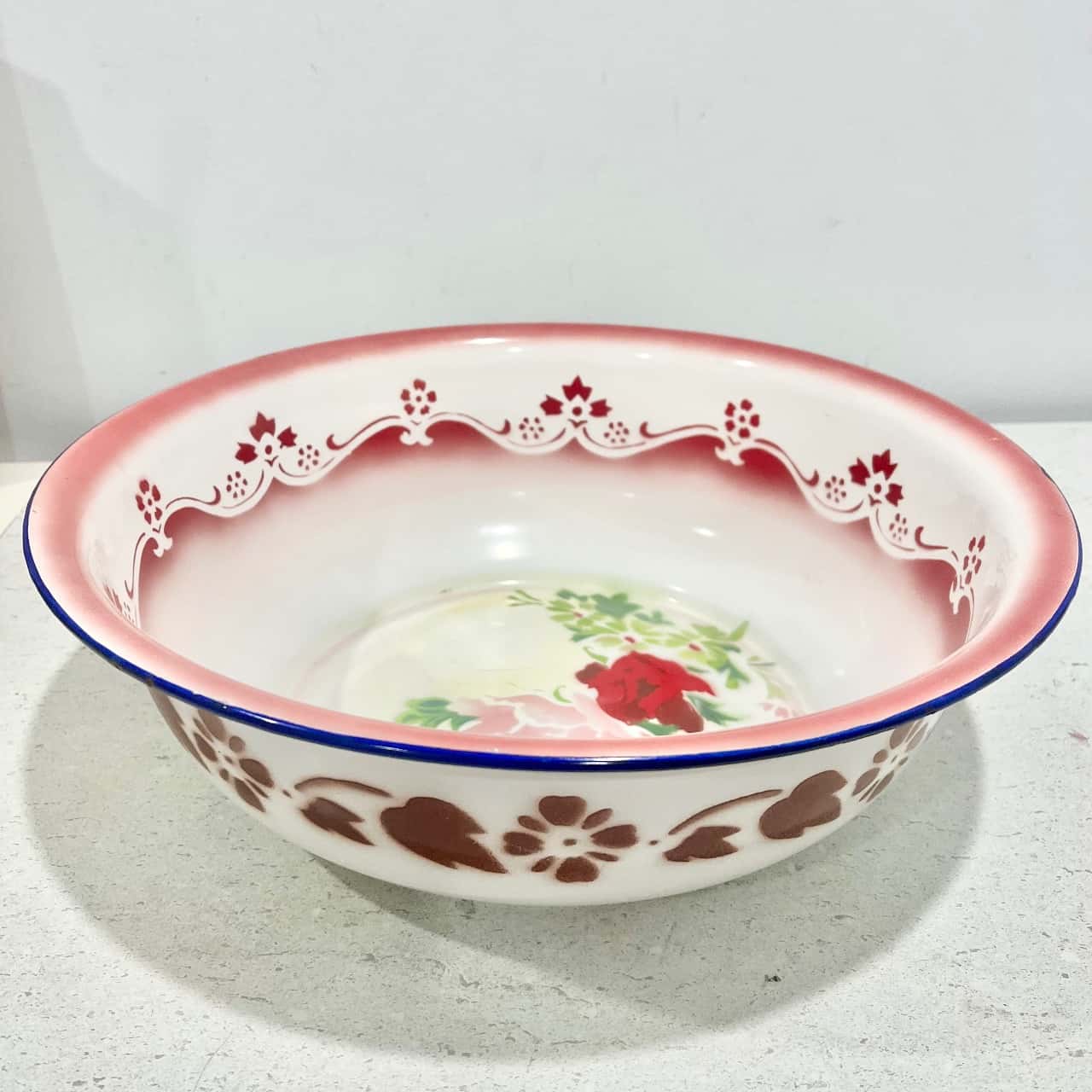 Sterilite Large Multi-Function Home 12 Qt. Sink Dish Washing Pan, Red (8-Pack