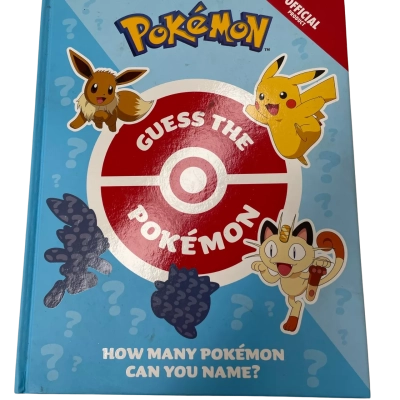 Guess the Pokémon cover book 50 pages