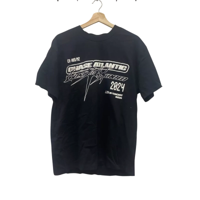 Chase Atlantic 2024 Tour Shirt Ascolour Mens  Size M Short Sleeve T-shirt Black  