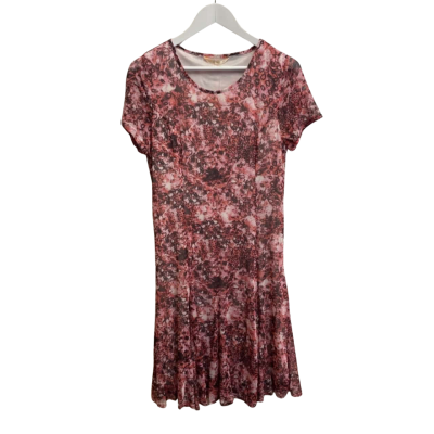 Noni B Womens  Size 10 Mesh A-line Print Dress 