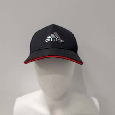 Adidas Golf Mens Cap Black with Red Trim