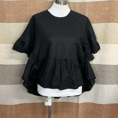 Imonni Womens  Size 8 Party Top Black  