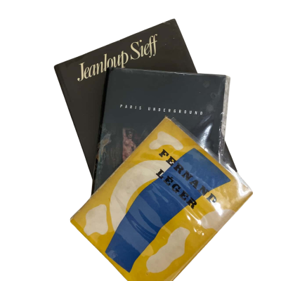 Three incredible art books- Fernand Leger, Paris underground, Jeanloup Sieff