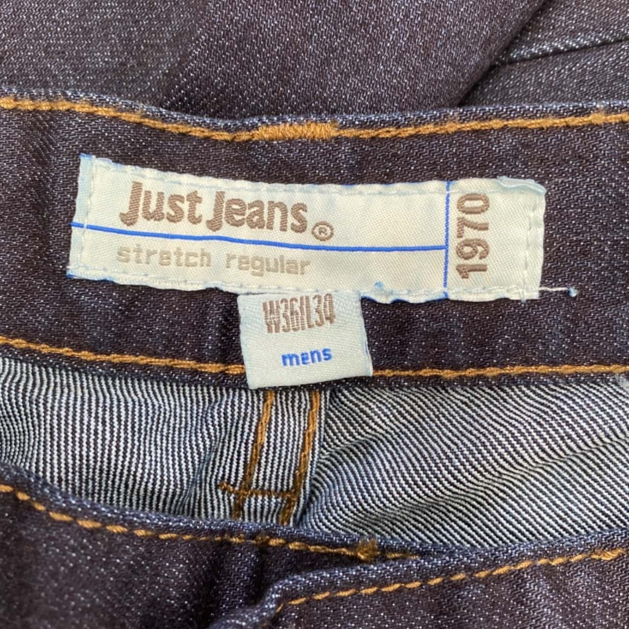 Just Jeans Mens Size 36 Stretch Regular 