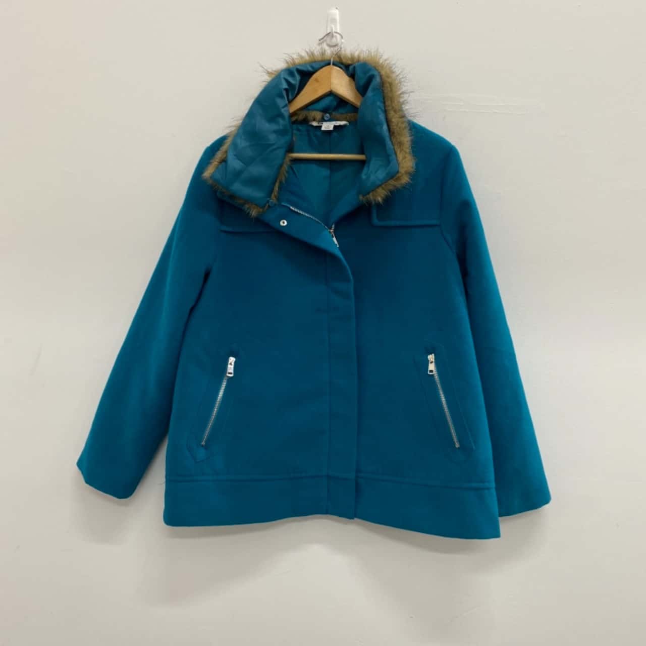 Rockmans Womens Size 16 Teal Jacket (s)