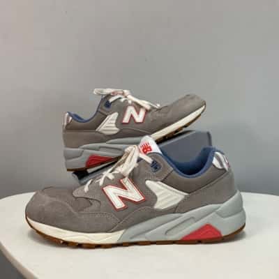 New Balance Womens  Size 10 Sneakers / Trainers Blue / Grey / Orange / White 