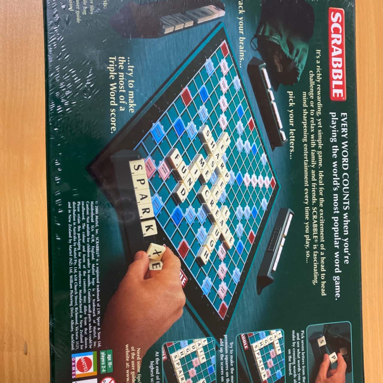 Know Scrabble Block Scrabble original NEW(s)