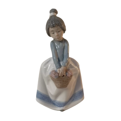 Lladro Nao Figurine ‘Pretty Posies Girl’ #11286 (1990)