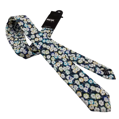 RDX Mens Tie Blue / Floral RRP $59.99