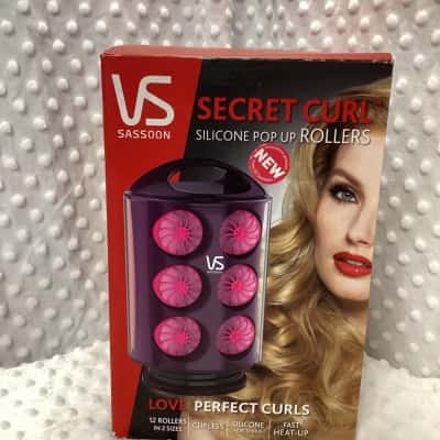 VS Sassoon Secret Curl Silicone Pop Up Rollers - New in Box