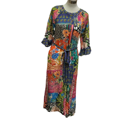 Lulalife Womens  Size XS Casual Dress Floral / Multicoloured 