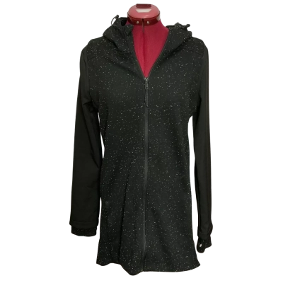 Rip Curl Womens  Size 12 Hooded Jacket Black  / White 