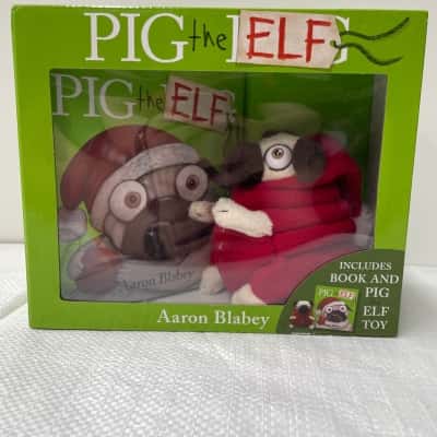 Pig the elf book and toy