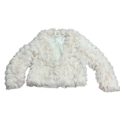  BNWT Rosemary Josie Fluff Jacket  Size 10 White 