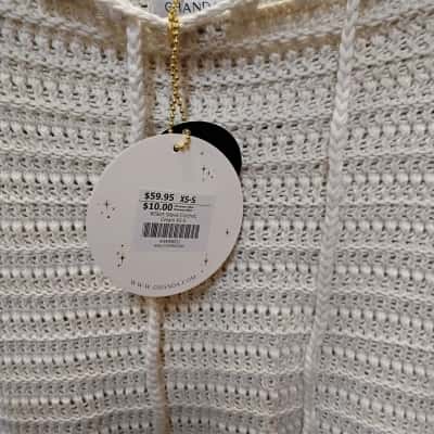 Ghanda Womens  Size S / XS Tiered Skirt Cream 