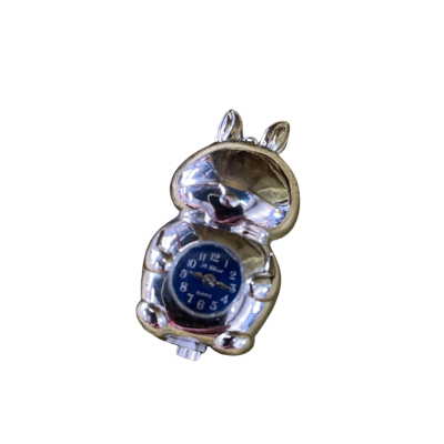 Pendant Rabbit Watch 4cm. Working