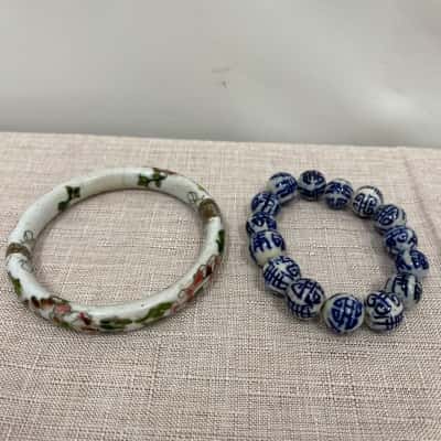 Unbranded Women's Bracelets 2Pieces Asian Style Ceramic 