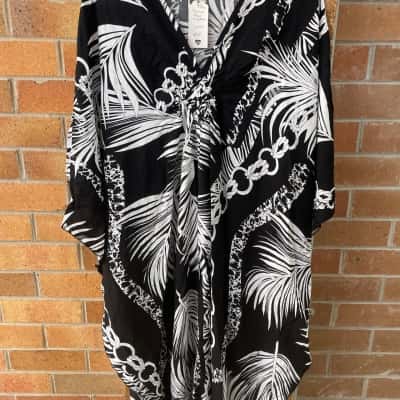  Womens One Size Tropical Kaftan