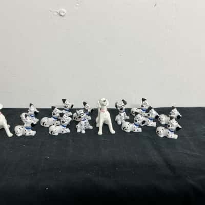 Collection of 101 Dalmatian Dog Figurines 