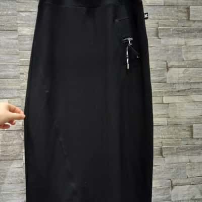 Taking Shape Women's  Size 10 Maxi Skirt Black  / White 
