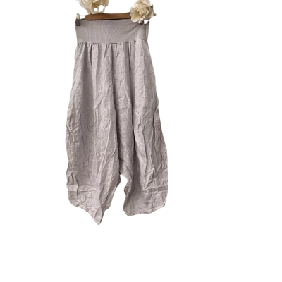 Haris Cotton Womens  Size 10 / M Wide Leg Pants Purple 