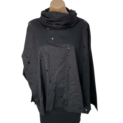 Planet By Lauren G Womens One Size Black Top