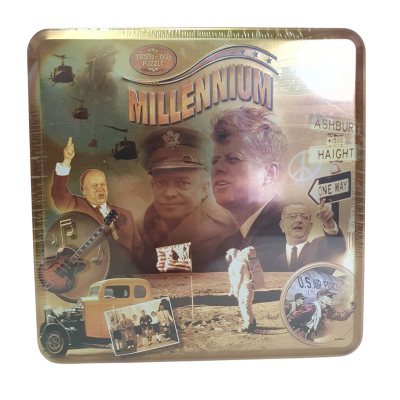Millennium Puzzle 1950's-1960's 1000 Piece In Collectors Tin - New Sealed