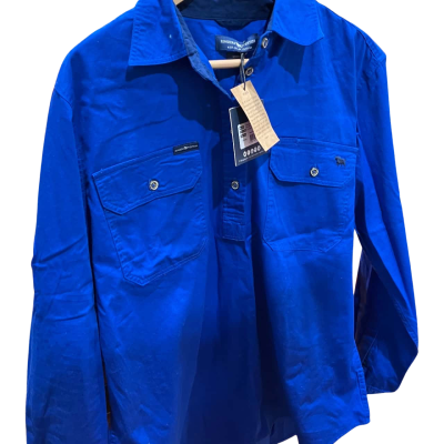  Ringers Western Womens  Size 14 Long Sleeve Shirt Blue 